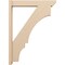 Ekena Millwork 6-in W x 34-in D x 46-in H Balboa Slat Rough Cedar Woodgrain TimberThane Outlooker, Primed Tan OUTUR060X34X46BOA24RCPR - alternate 2